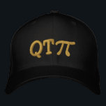 Boné Cutie Pie as in Q T Pi<br><div class="desc">A whimsical Pi embroidery design. This custom embroidered baseball cap is making for a great humorous gift for the mathematician, the geek, the inquisitive mind. Great for a student, a teacher, an engineer or anyone that has this thing with numbers. Embroidery designs are available in a selection of popular color...</div>