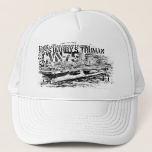 Boné CVN- 75 Harry S. Truman Trucker Hat