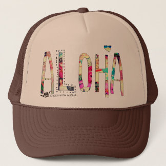 Boné CWA ALOHA COLLAGE Trucker
