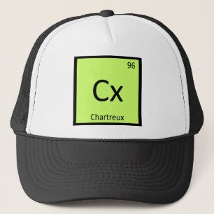 Boné Cx - Tabela Periódica de Química do Gato Chartreux