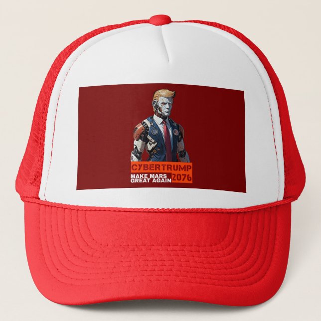Boné CyberTrump 2076 | Tornar Excelente Marte Novamente (Frente)
