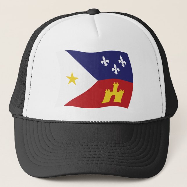 Boné da Bandeira da Acadiana (Frente)