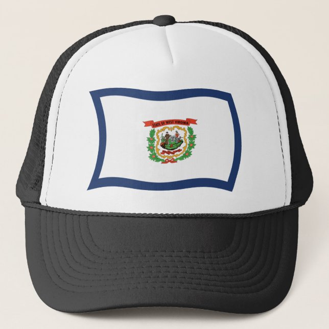 Boné da Bandeira da Virgínia Ocidental (Frente)