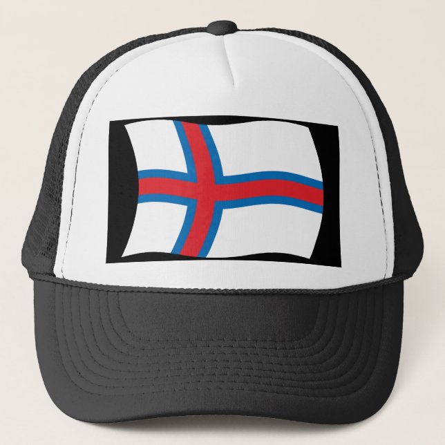 Boné da Bandeira das Ilhas Faroé (Frente)