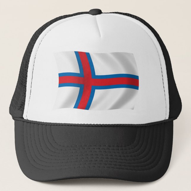 Boné da Bandeira das Ilhas Faroé (Frente)