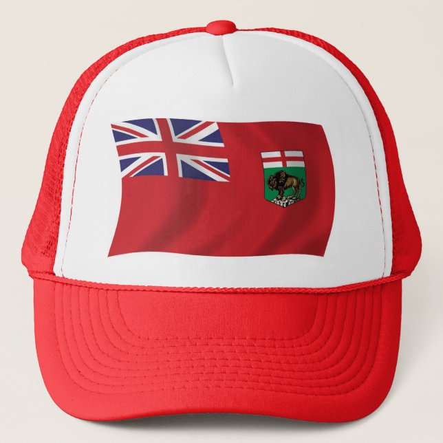 Boné da Bandeira de Manitoba (Frente)