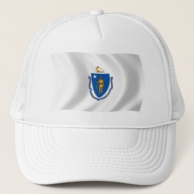 Boné da Bandeira de Massachusetts (Frente)
