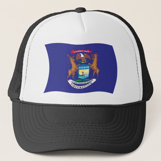 Boné da Bandeira de Michigan (Frente)