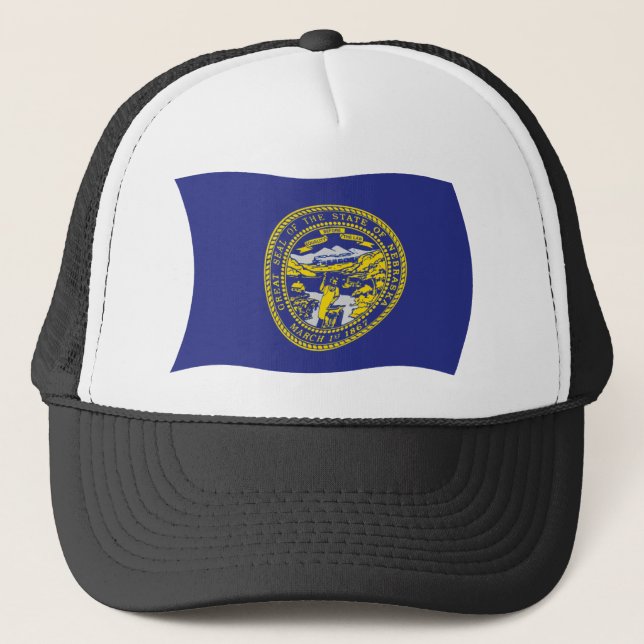 Boné da Bandeira de Nebraska (Frente)