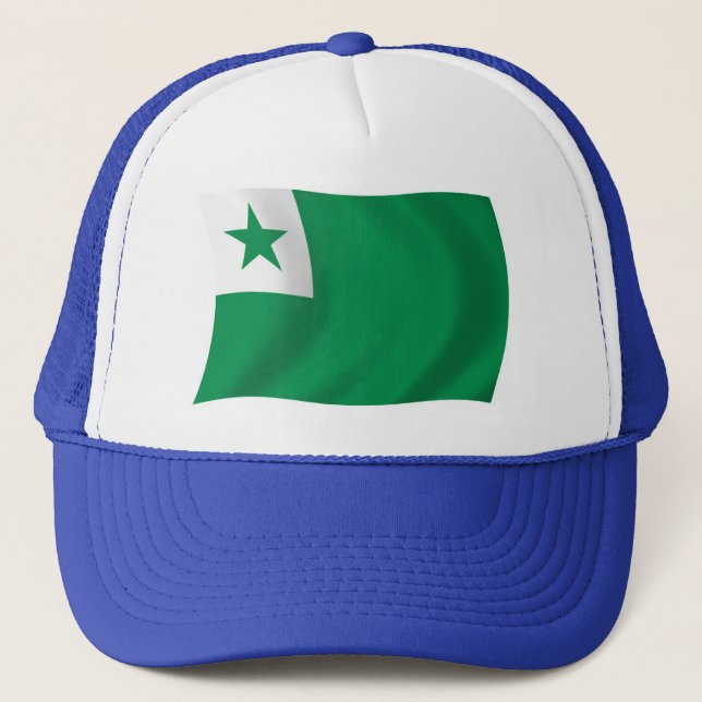 Boné da Bandeira do Esperanto (Frente)
