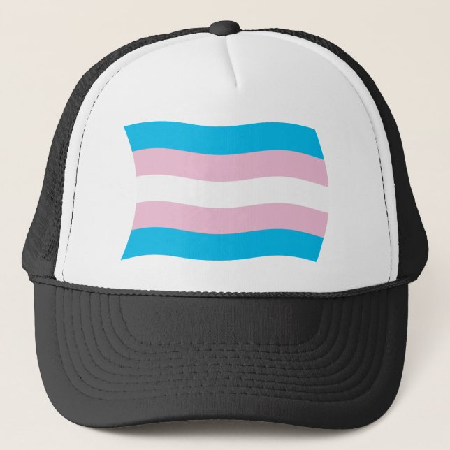 Boné da Bandeira do Orgulho Transgênero (Frente)