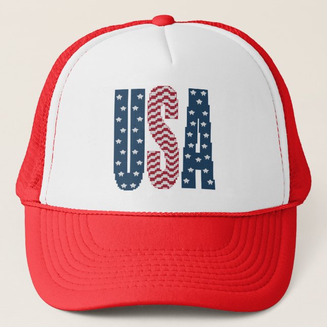 Boné da bandeira dos Estados Unidos dos EUA (Frente)