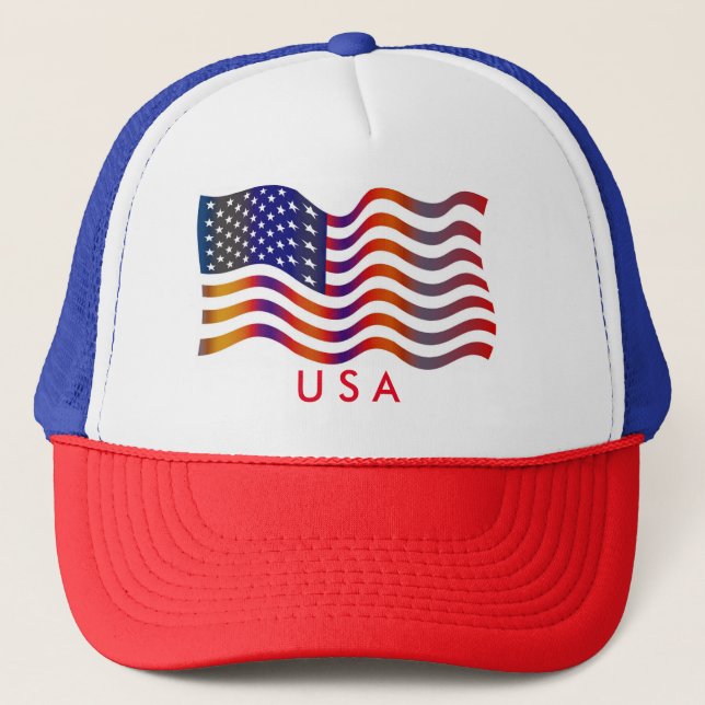 Boné da bola da bandeira americana (Frente)