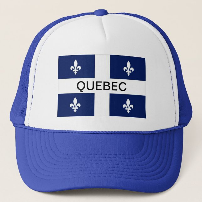 Boné da bola da bandeira da província de Quebeque (Frente)