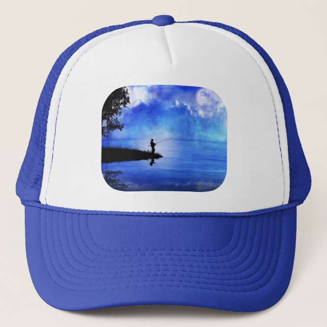 Boné da pesca com mosca (Frente)