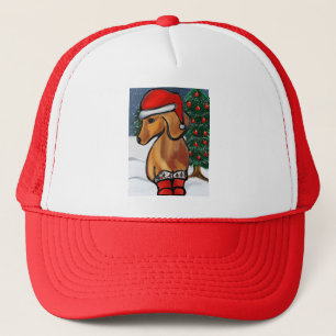 Boné Dachshund Vermelho