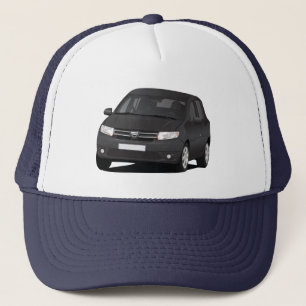 Boné Dacia Sandero - ilustração - preto