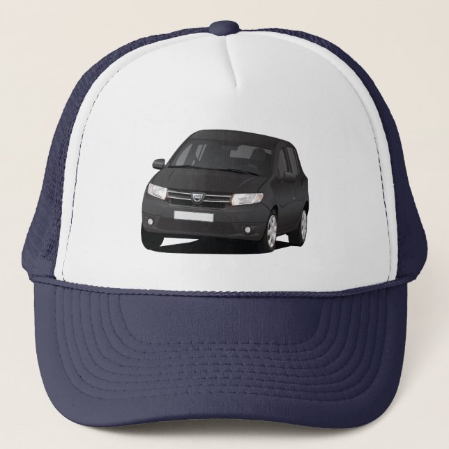 Boné Dacia Sandero - ilustração - preto (Frente)