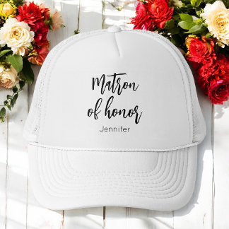 Boné Dama de Honra Casamento Preto Branco