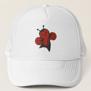 Boné Damybug Red Cute Animais Para Crianças