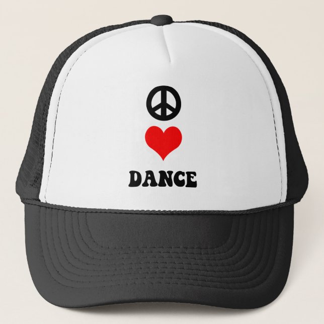 Boné Dança do amor da paz (Frente)