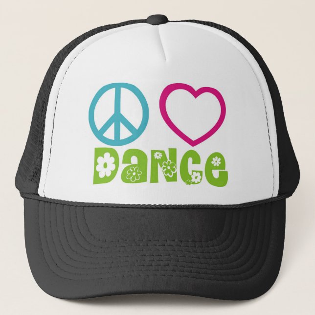 Boné Dança do amor da paz (Frente)