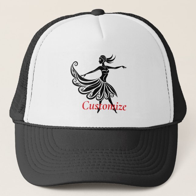Boné Dançarino Africano Silhouette Art Thunder_Thunder_ (Frente)