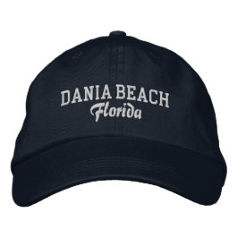 Boné Dania Beach Florida Embroidered Baseball Hat