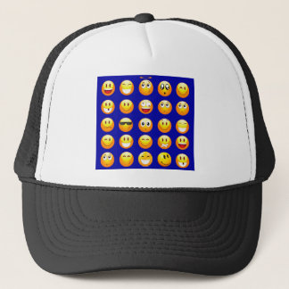 Boné dark blue emojis