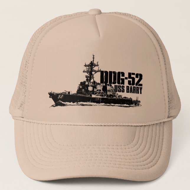 Boné DDG-52 Barry Trucker Hat (Frente)