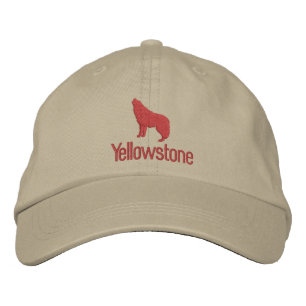 Boné de Basebol Bordado pelo Lobo Yellowstone
