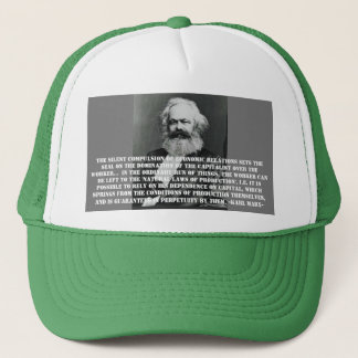 boné de basebol Karl Marx