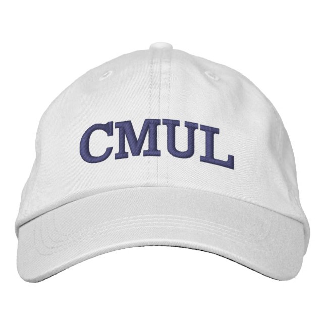Boné de beisebol ajustável de CMUL (Frente)