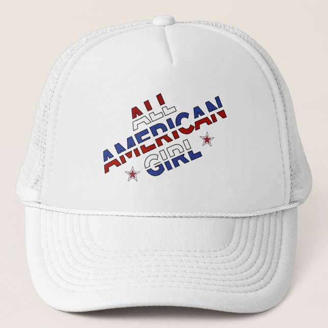 Boné de beisebol: All American Girl (Frente)