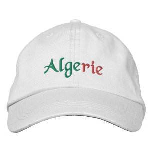 Boné de beisebol bordado Argélia