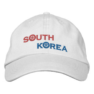 Boné de beisebol bordado da Coreia do Sul
