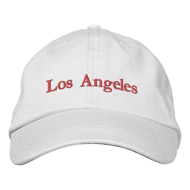 Boné de beisebol bordado de Los Angeles (Frente)