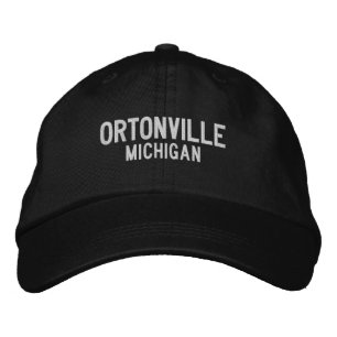 Boné de beisebol bordado de Ortonville Michigan