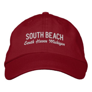 Boné de beisebol bordado de South Beach Michigan