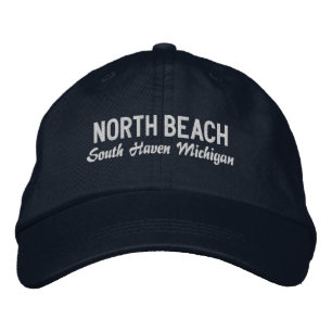Boné de beisebol bordado North Beach Michigan