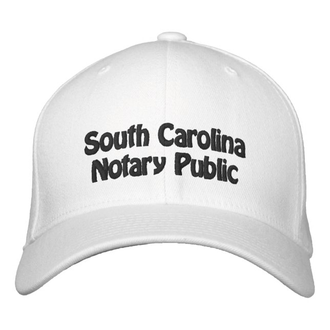 Boné de beisebol bordado pela Carolina do Sul (Frente)