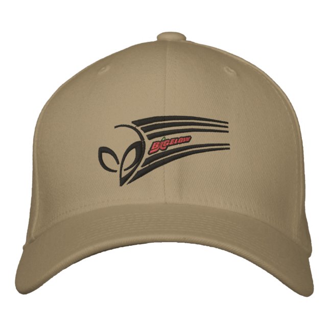 Boné de beisebol bordado pelo mascote de alienígen (Frente)