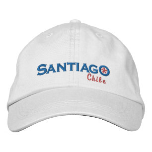 Boné de Beisebol Bordado Santiago - Chile