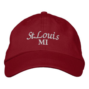 Boné de beisebol Bordado St. Louis Michigan