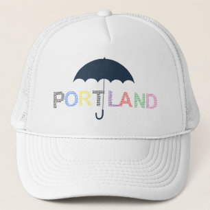 Boné De Beisebol Branco Do Clima Da Chuva De Port