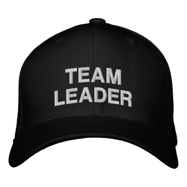 Boné de Beisebol com Bordado de LíDER DE EQUIPE (Frente)