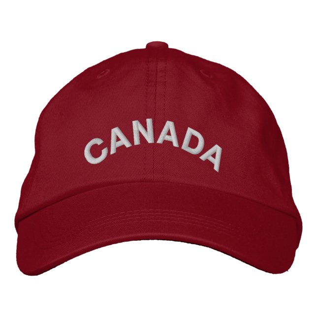 Boné de beisebol comemorativo do Canadá Bordado Pe (Frente)