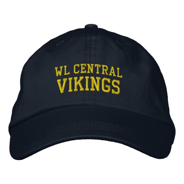 Boné de beisebol da Walled Lake Central High Schoo (Frente)
