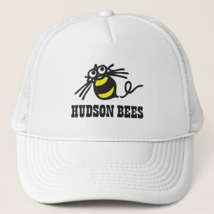Boné de beisebol das abelhas de Hudson (branco)