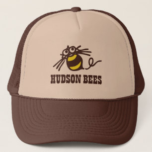 Boné de beisebol das abelhas de Hudson (Brown)